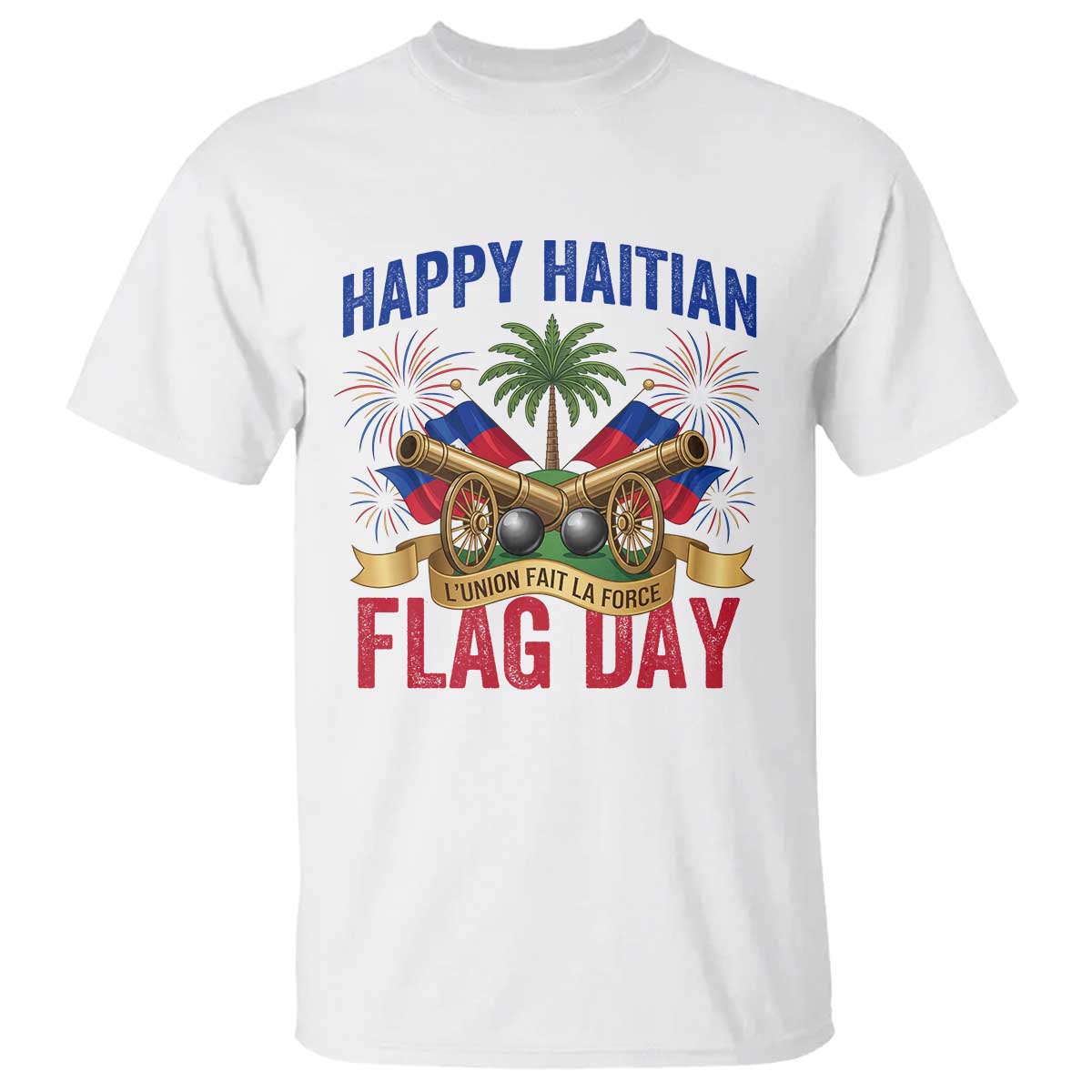 Happy Haitian Flag Day Celebration Graphic T Shirt May 18 National Pride Haiti Heritage
