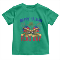 Happy Haitian Flag Day Celebration Graphic Toddler T Shirt May 18 National Pride Haiti Heritage