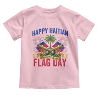 Happy Haitian Flag Day Celebration Graphic Toddler T Shirt May 18 National Pride Haiti Heritage