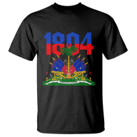 Haiti 1804 Independence Year Graphic T Shirt Haitian Pride Coat of Arms National Heritage
