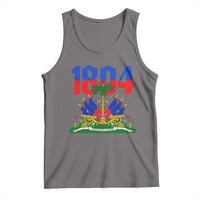 Haiti 1804 Independence Year Graphic Tank Top Haitian Pride Coat of Arms National Heritage