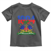 Haiti 1804 Independence Year Graphic Toddler T Shirt Haitian Pride Coat of Arms National Heritage