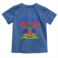 Haiti 1804 Independence Year Graphic Toddler T Shirt Haitian Pride Coat of Arms National Heritage