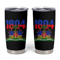 Haiti 1804 Independence Year Graphic Tumbler Cup Haitian Pride Coat of Arms National Heritage