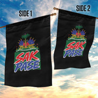 Sak Pase Haitian Creole Greeting Garden Flag National Crest Cultural Haiti Pride