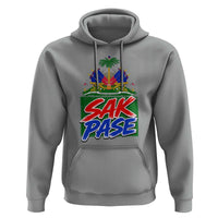 Sak Pase Haitian Creole Greeting Hoodie National Crest Cultural Haiti Pride