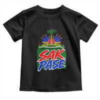 Sak Pase Haitian Creole Greeting Toddler T Shirt National Crest Cultural Haiti Pride