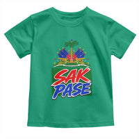 Sak Pase Haitian Creole Greeting Toddler T Shirt National Crest Cultural Haiti Pride