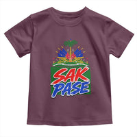 Sak Pase Haitian Creole Greeting Toddler T Shirt National Crest Cultural Haiti Pride