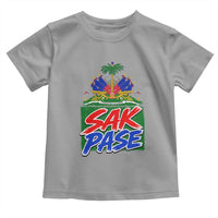 Sak Pase Haitian Creole Greeting Toddler T Shirt National Crest Cultural Haiti Pride