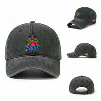 Sak Pase Haitian Creole Greeting Washed Cotton Baseball Cap National Crest Cultural Haiti Pride