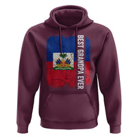 Best Grandpa Ever Haitian Granpapa Hoodie Vintage Distressed Haiti Flag Father's Day