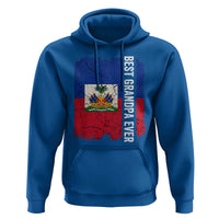 Best Grandpa Ever Haitian Granpapa Hoodie Vintage Distressed Haiti Flag Father's Day