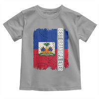 Best Grandpa Ever Haitian Granpapa Toddler T Shirt Vintage Distressed Haiti Flag Father's Day