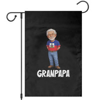 Granpapa Haitian Creole Grandpa Pride Garden Flag Grandfather Hispanic Haiti Heritage Father's Day
