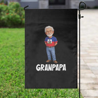Granpapa Haitian Creole Grandpa Pride Garden Flag Grandfather Hispanic Haiti Heritage Father's Day