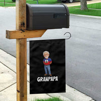 Granpapa Haitian Creole Grandpa Pride Garden Flag Grandfather Hispanic Haiti Heritage Father's Day