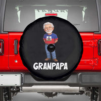 Granpapa Haitian Creole Grandpa Pride Spare Tire Cover Grandfather Hispanic Haiti Heritage Father's Day