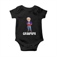 Granpapa Haitian Creole Grandpa Pride Baby Onesie Grandfather Hispanic Haiti Heritage Father's Day