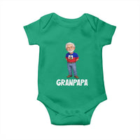 Granpapa Haitian Creole Grandpa Pride Baby Onesie Grandfather Hispanic Haiti Heritage Father's Day