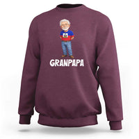 Granpapa Haitian Creole Grandpa Pride Sweatshirt Grandfather Hispanic Haiti Heritage Father's Day