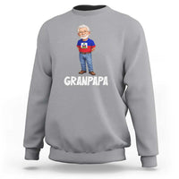 Granpapa Haitian Creole Grandpa Pride Sweatshirt Grandfather Hispanic Haiti Heritage Father's Day