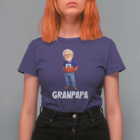 Granpapa Haitian Creole Grandpa Pride T Shirt For Women Grandfather Hispanic Haiti Heritage Father's Day