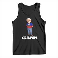 Granpapa Haitian Creole Grandpa Pride Tank Top Grandfather Hispanic Haiti Heritage Father's Day