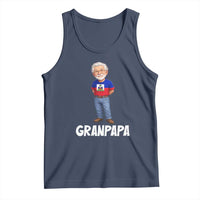Granpapa Haitian Creole Grandpa Pride Tank Top Grandfather Hispanic Haiti Heritage Father's Day