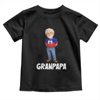 Granpapa Haitian Creole Grandpa Pride Toddler T Shirt Grandfather Hispanic Haiti Heritage Father's Day