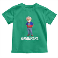 Granpapa Haitian Creole Grandpa Pride Toddler T Shirt Grandfather Hispanic Haiti Heritage Father's Day