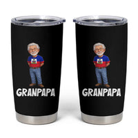 Granpapa Haitian Creole Grandpa Pride Tumbler Cup Grandfather Hispanic Haiti Heritage Father's Day