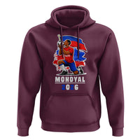 Mondyal 2026 Haiti Soccer Player Victory Celebration Graphic Hoodie Haitian Flag Football Sports Fan