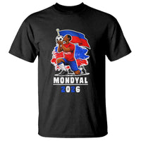 Mondyal 2026 Haiti Soccer Player Victory Celebration Graphic T Shirt Haitian Flag Football Sports Fan