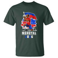Mondyal 2026 Haiti Soccer Player Victory Celebration Graphic T Shirt Haitian Flag Football Sports Fan