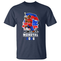Mondyal 2026 Haiti Soccer Player Victory Celebration Graphic T Shirt Haitian Flag Football Sports Fan