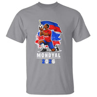 Mondyal 2026 Haiti Soccer Player Victory Celebration Graphic T Shirt Haitian Flag Football Sports Fan