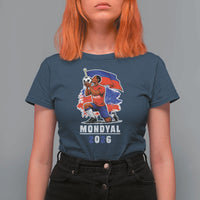 Mondyal 2026 Haiti Soccer Player Victory Celebration Graphic T Shirt For Women Haitian Flag Football Sports Fan