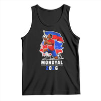 Mondyal 2026 Haiti Soccer Player Victory Celebration Graphic Tank Top Haitian Flag Football Sports Fan