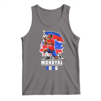 Mondyal 2026 Haiti Soccer Player Victory Celebration Graphic Tank Top Haitian Flag Football Sports Fan