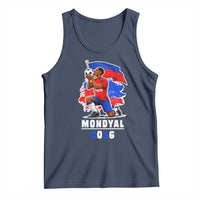 Mondyal 2026 Haiti Soccer Player Victory Celebration Graphic Tank Top Haitian Flag Football Sports Fan