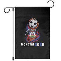 Mondyal 2026 Haiti Freedom Fist Broken Chains Soccer Graphic Garden Flag Haitian Flag Football Sports Fan
