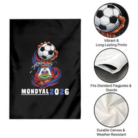 Mondyal 2026 Haiti Freedom Fist Broken Chains Soccer Graphic Garden Flag Haitian Flag Football Sports Fan