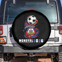 Mondyal 2026 Haiti Freedom Fist Broken Chains Soccer Graphic Spare Tire Cover Haitian Flag Football Sports Fan