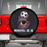 Mondyal 2026 Haiti Freedom Fist Broken Chains Soccer Graphic Spare Tire Cover Haitian Flag Football Sports Fan