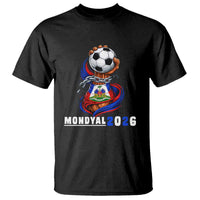 Mondyal 2026 Haiti Freedom Fist Broken Chains Soccer Graphic T Shirt Haitian Flag Football Sports Fan