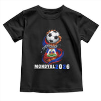 Mondyal 2026 Haiti Freedom Fist Broken Chains Soccer Graphic Toddler T Shirt Haitian Flag Football Sports Fan