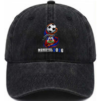 Mondyal 2026 Haiti Freedom Fist Broken Chains Soccer Graphic Washed Cotton Baseball Cap Haitian Flag Football Sports Fan