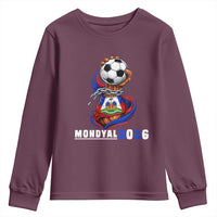 Mondyal 2026 Haiti Freedom Fist Broken Chains Soccer Graphic Youth Sweatshirt Haitian Flag Football Sports Fan