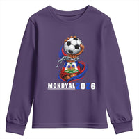 Mondyal 2026 Haiti Freedom Fist Broken Chains Soccer Graphic Youth Sweatshirt Haitian Flag Football Sports Fan